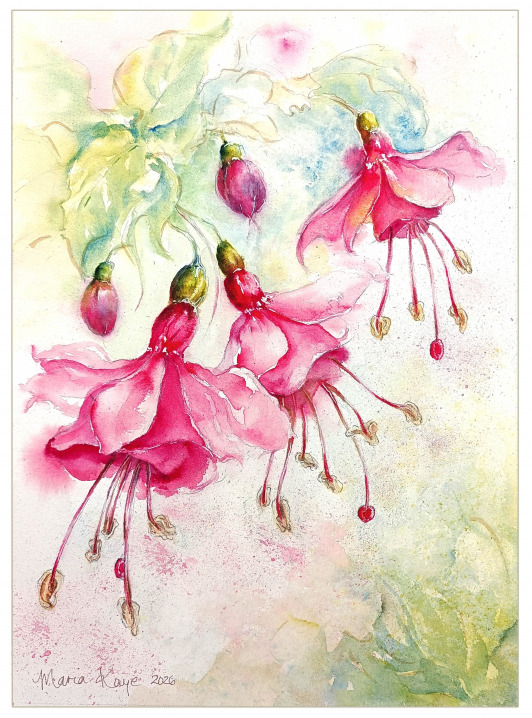Full Bloom (26cm x 36cm)